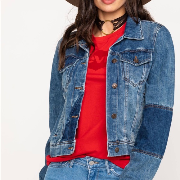 🔖New L FREE PEOPLE Rumors Denim Jacket Indigo - Picture 6 of 14